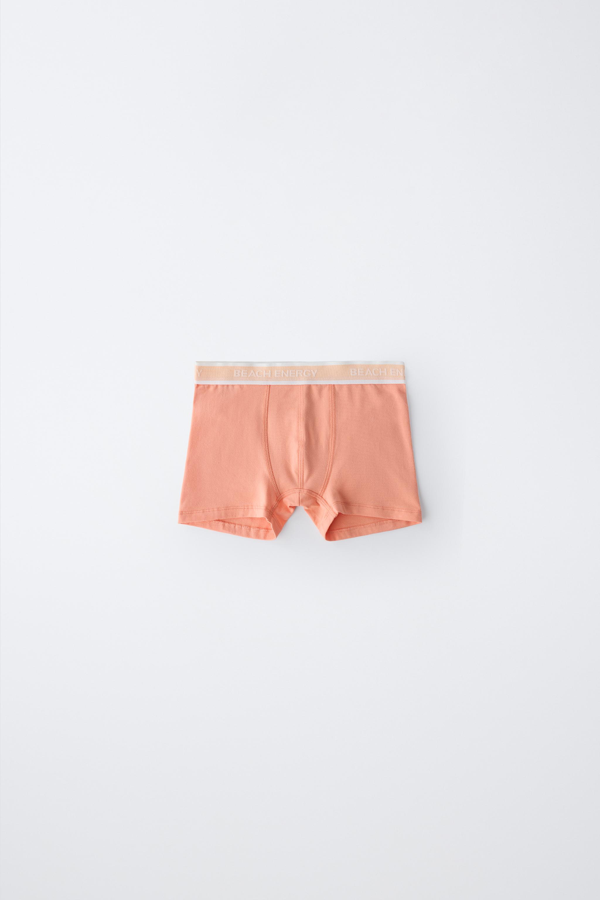 2-6 YEARS/ FIVE-PACK OF TEXT BOXERS